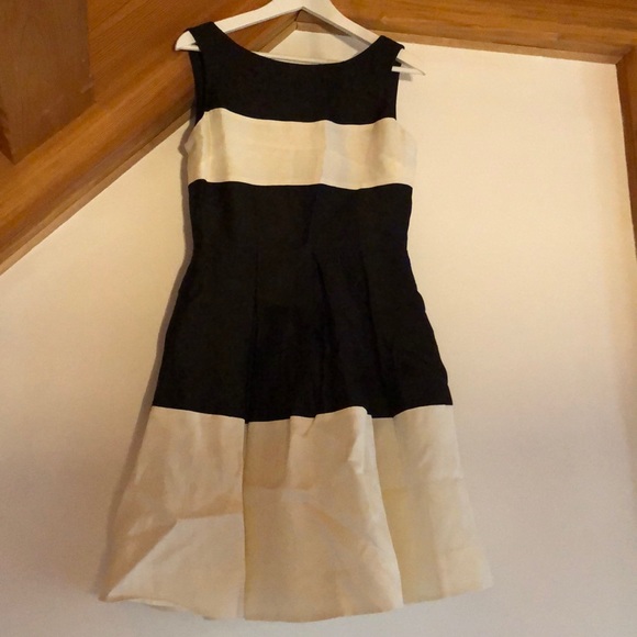 Kate spade gale dress black and cream stripes - Picture 1 of 3